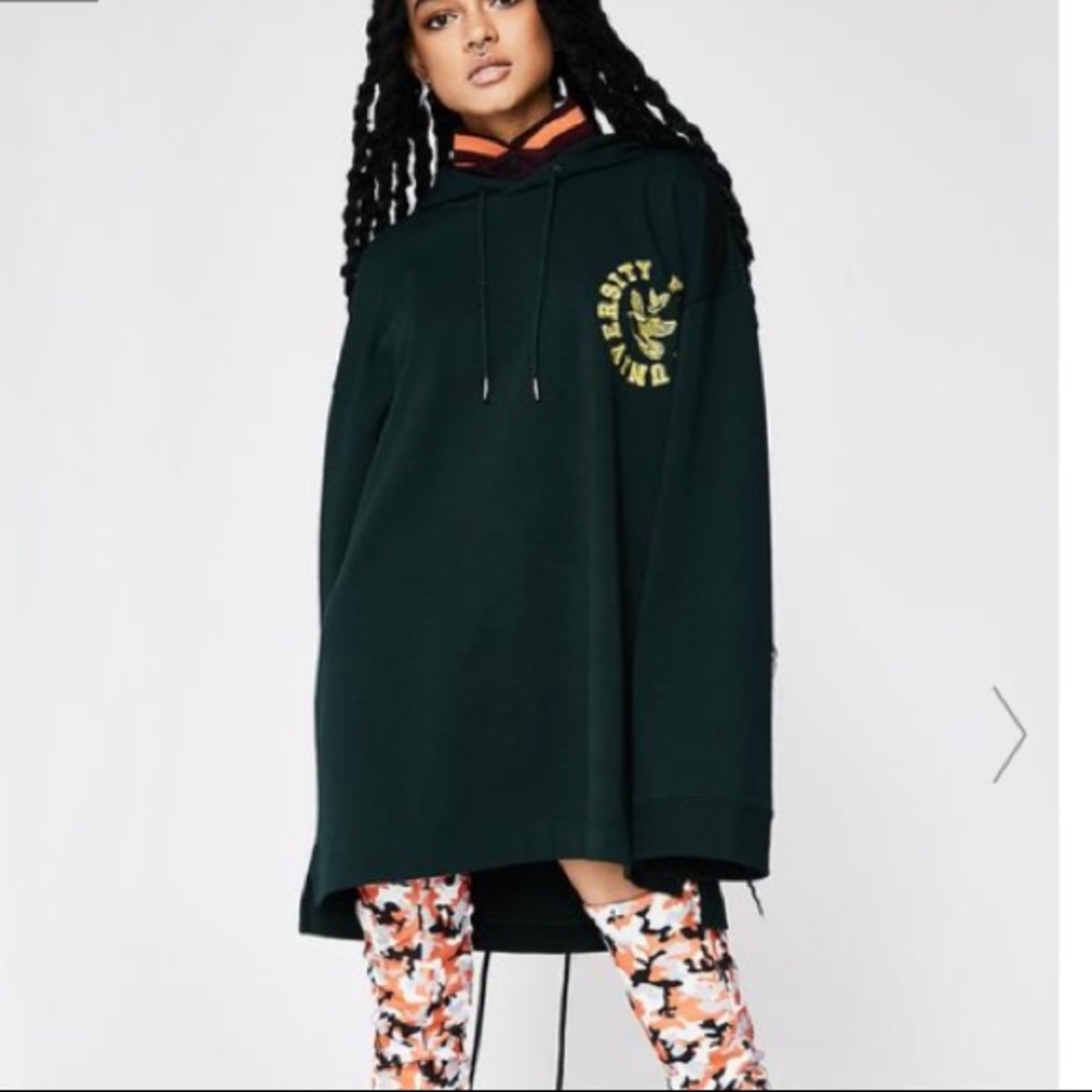 Oversized Green Hoodie